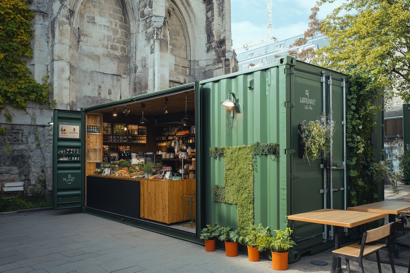 Symbolbild PopUp Stores in Schiffscontainern